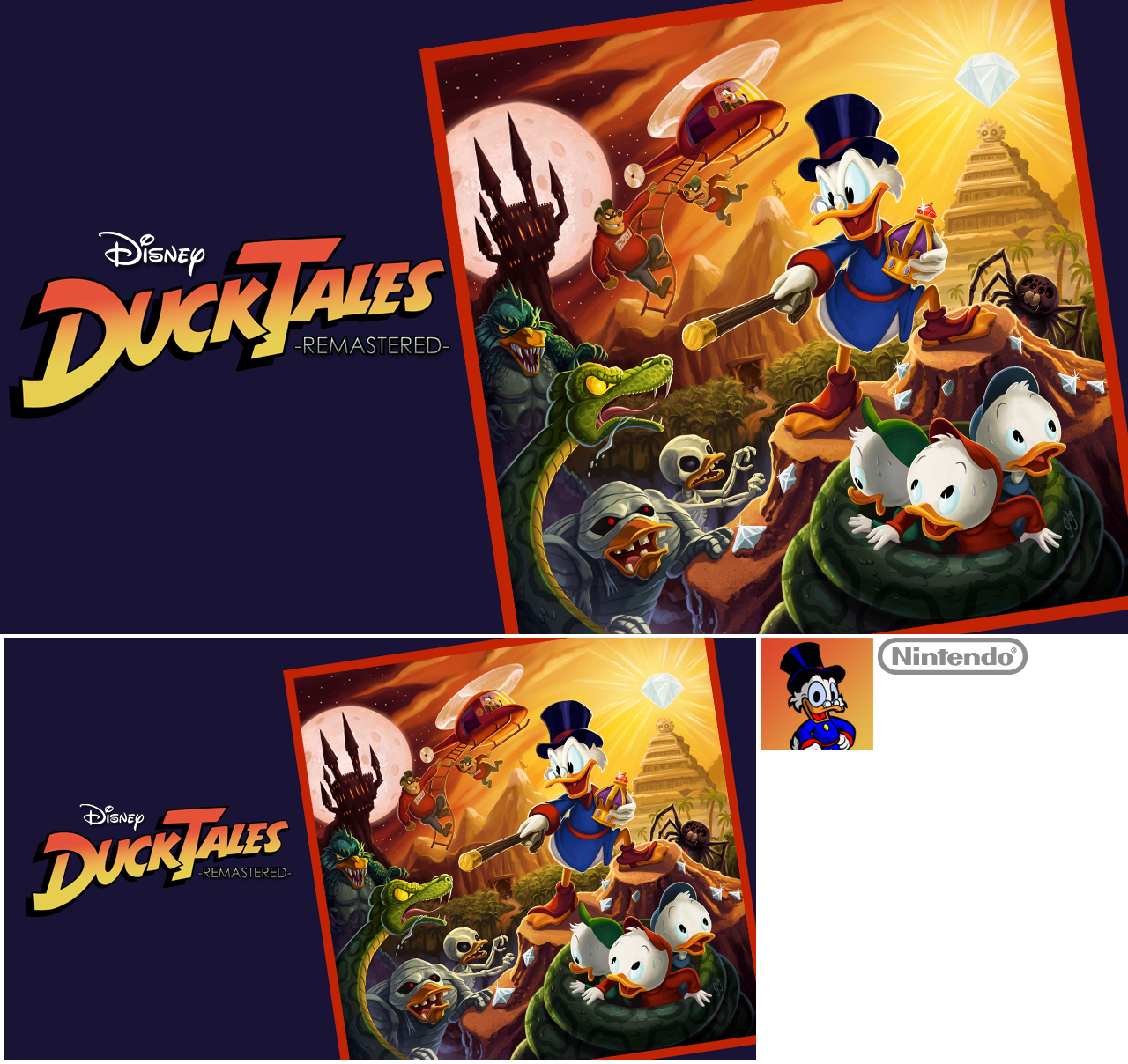 Duck Tales Remastered - Banners and HOME Menu Icon