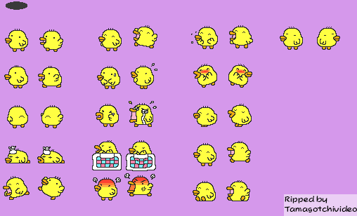 Hoshi de Hakken!! Tamagotchi (JPN) - Piyotchi Yellow