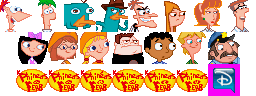Phineas and Ferb - Character Icons