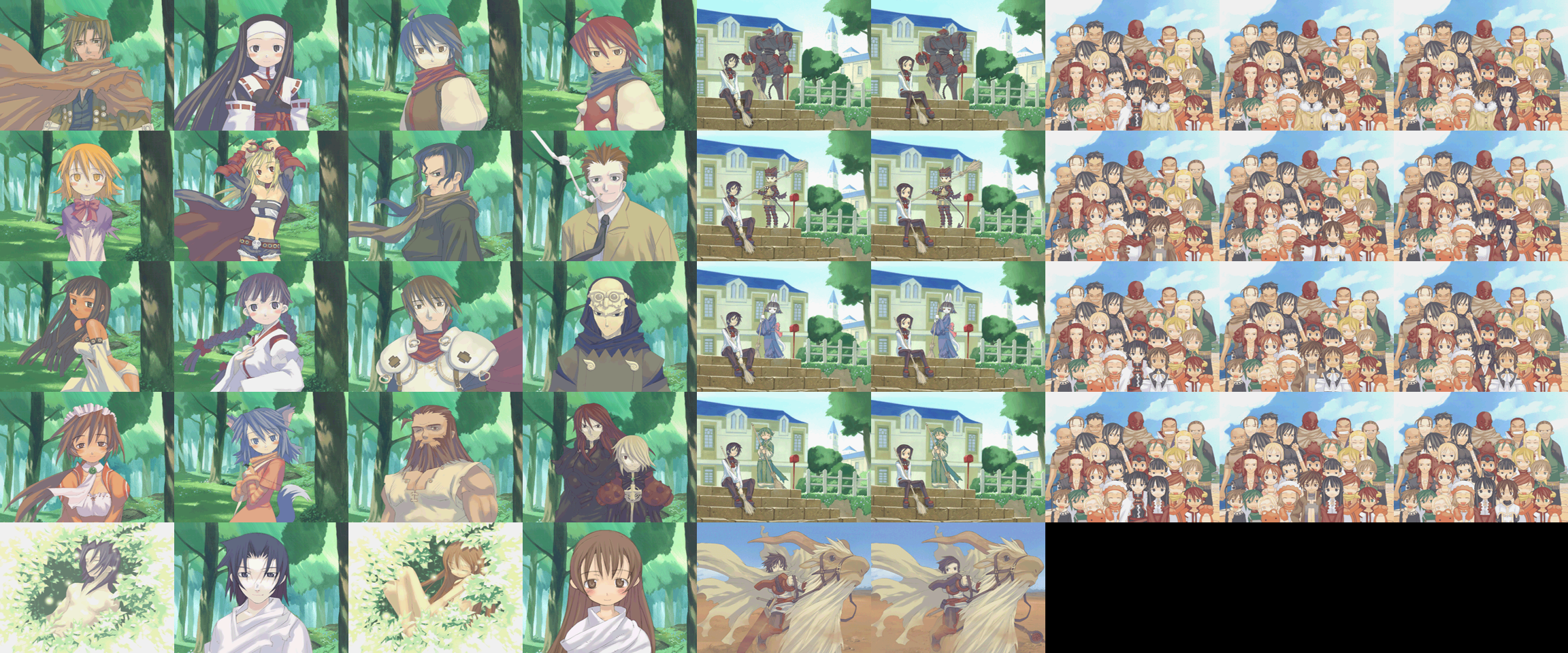 Summon Night 2 - Ending Illustrations