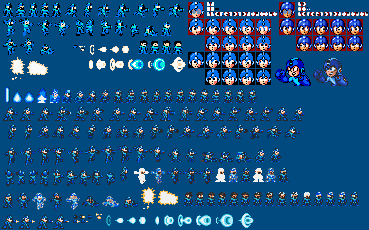 Mega Man Customs - Mega Man (NES & SNES Style)