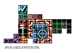 Mega Man Customs - Dust Man Tileset (MMIII, GBC-Style)