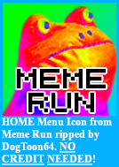 Meme Run - HOME Menu Icon
