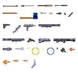 Streets of Rage Remake - Weapons