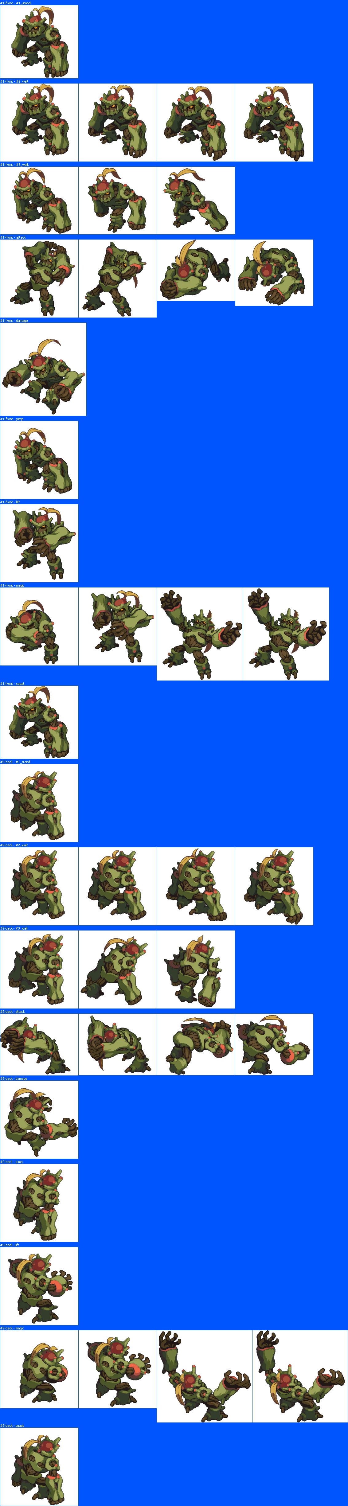 Disgaea RPG - Wood Golem (Green)