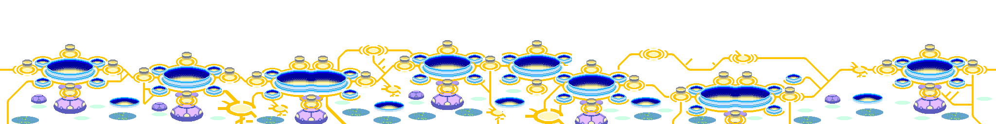 Fantasy Zone II: The Tears of Opa-Opa - Stage 7 (Dark Side)