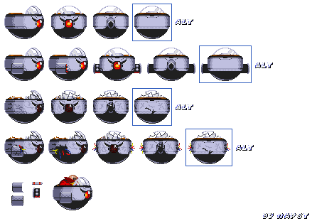 Sonic the Hedgehog Media Customs - Eggmobile (Sonic 2 Movie-Style)