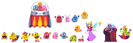 Pac-Man Customs - Pac-Man Museum+ Website (Sprite Recreation)