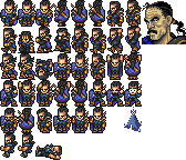 Final Fantasy 6 T-Edition (Hack) - Cyan Garamonde (Swordsman)