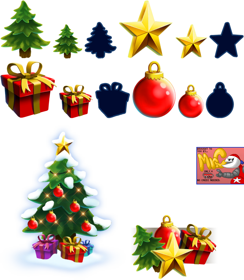 Sonic Dash - Christmas Items