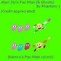 Pac-Man (Atari Box Art-Style)