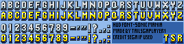 HUD Font (Sonic Mania-Style)