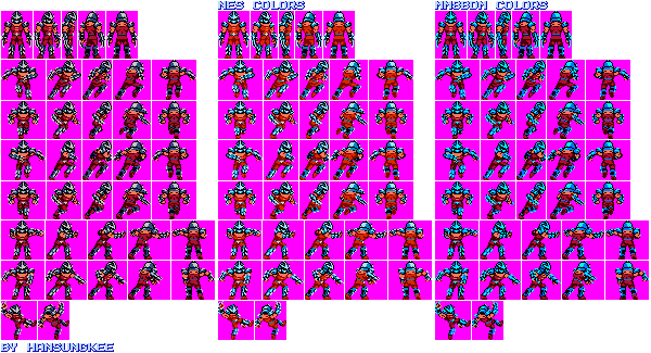 The Shredder/Oroku Saki (NES, Mega Man 8-bit Deathmatch-Style)