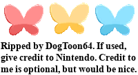 Paper Mario: Sticker Star - Butterflies