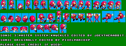 Knuckles (Master System-Style)