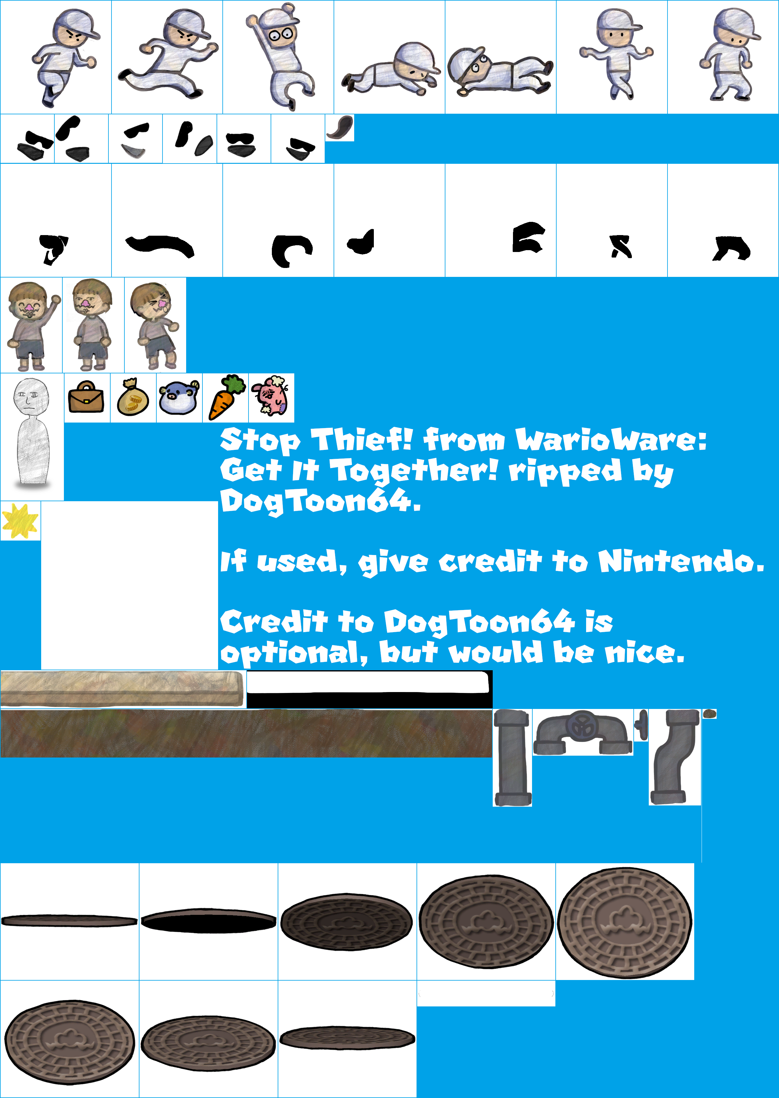 WarioWare: Get It Together! - Stop Thief!