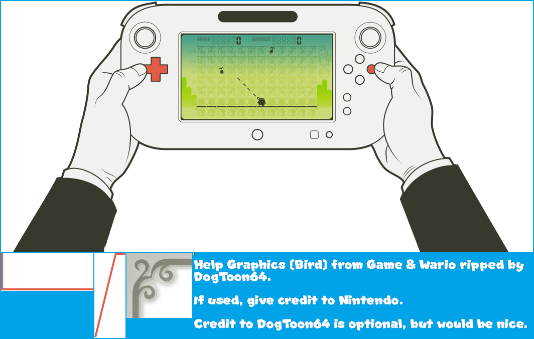 Game & Wario - Help Graphics