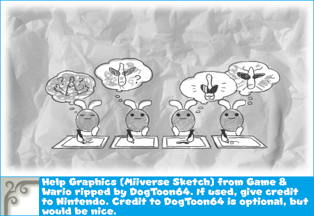Game & Wario - Help Graphics