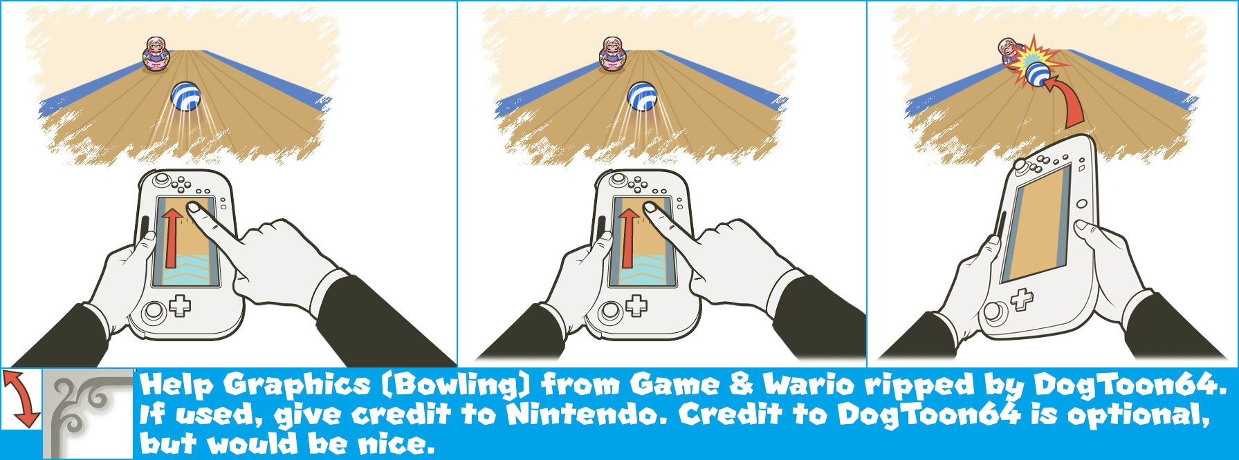 Game & Wario - Help Graphics