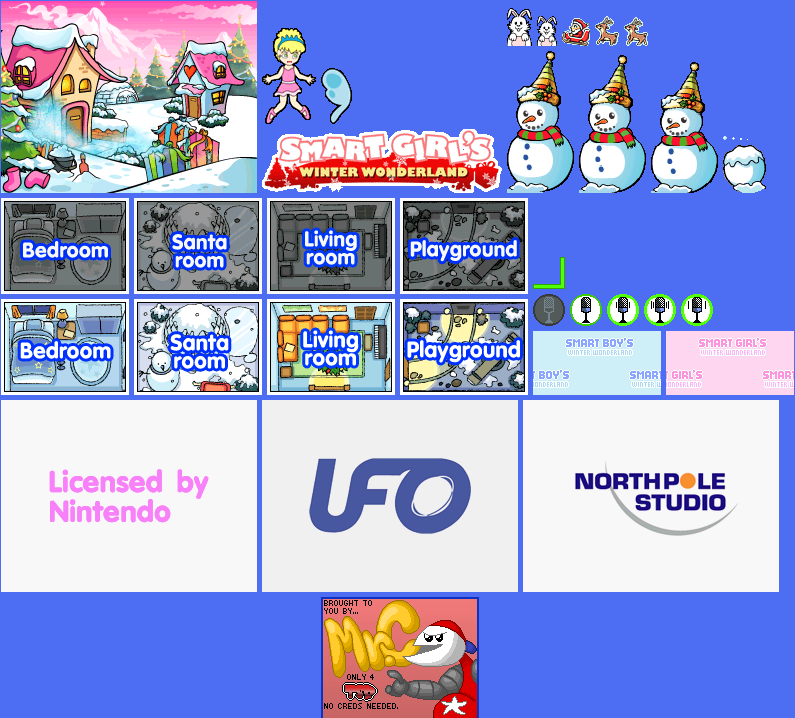 Smart Girl's Winter Wonderland - Title Screen