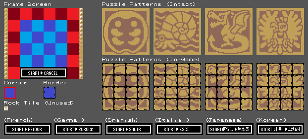 Pokémon Gold / Silver - Tile Puzzles