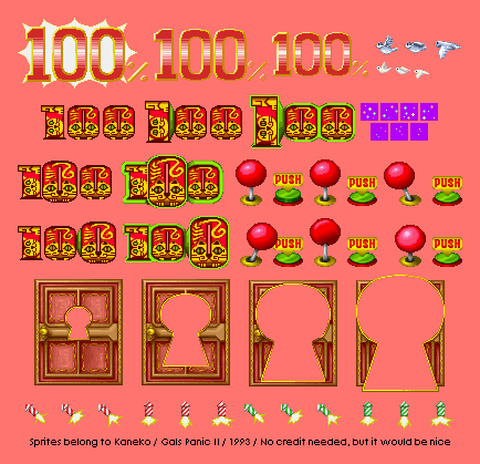 K Arcade - Gals Panic II - 100% HUD - The Spriters Resource