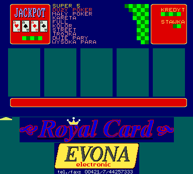 Royal Card (GER) - Playing Field