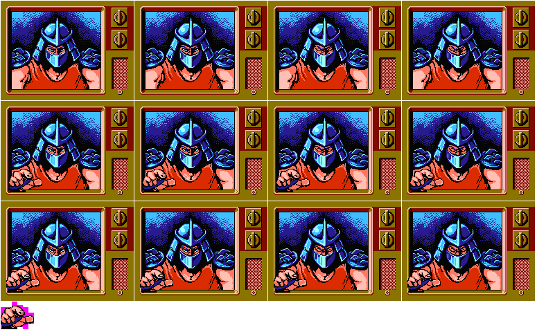 Shredder/Oroku Saki (TV Screen)