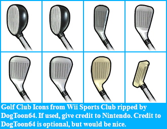 Golf Club Icons