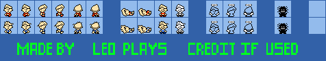 Mother 3 Customs - Lucas (EarthBound Beginnings-Style)