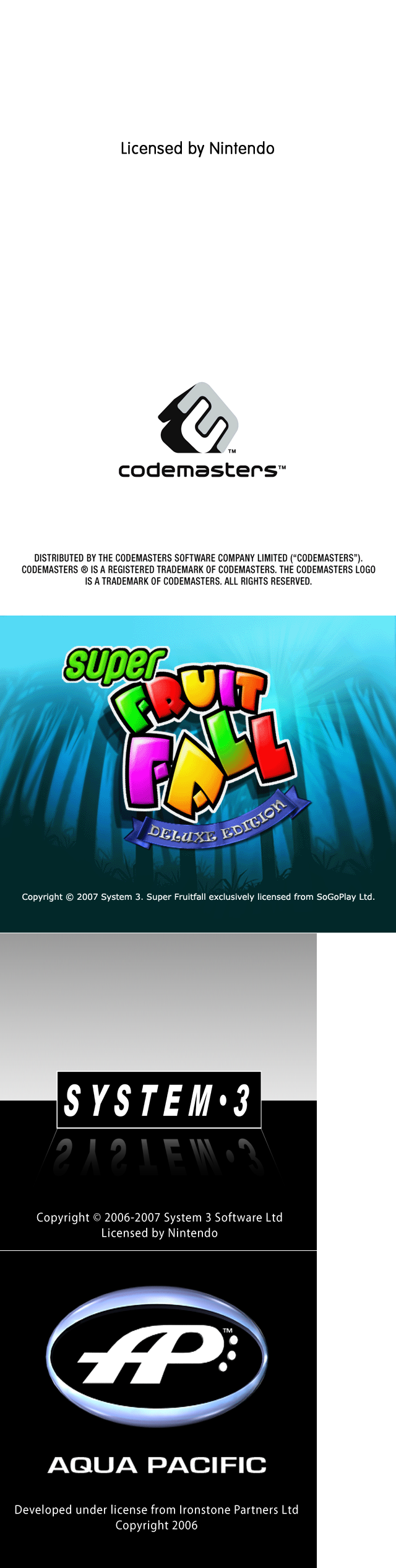 Super Fruit Fall Deluxe Edition - Intro