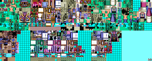 Dante 2 (MSX2) - Tilesets