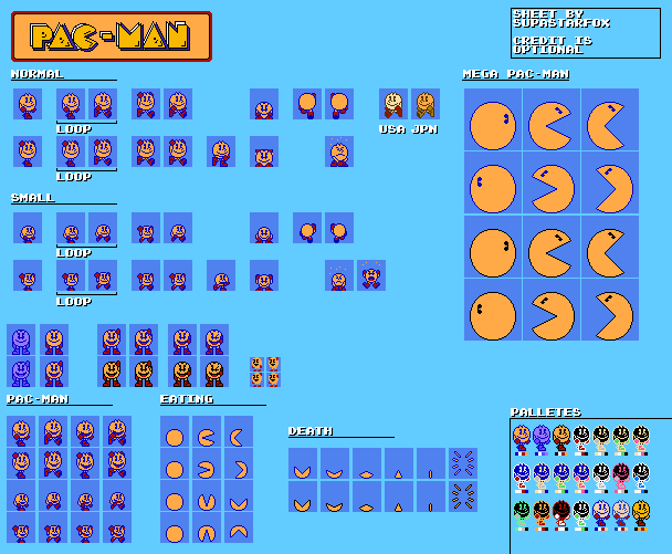 Pac-Man Customs - Pac-Man (Super Mario Bros. 2 NES-Style)