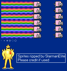 Nyan Cat (Homebrew) - General Sprites