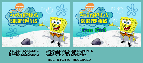 SpongeBob SquarePants: Volume 3 - Title Screen