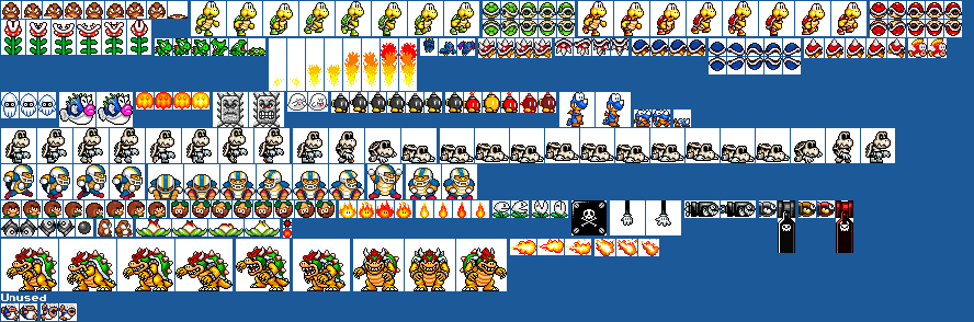 Super Mario UniMaker - Enemies & Bosses