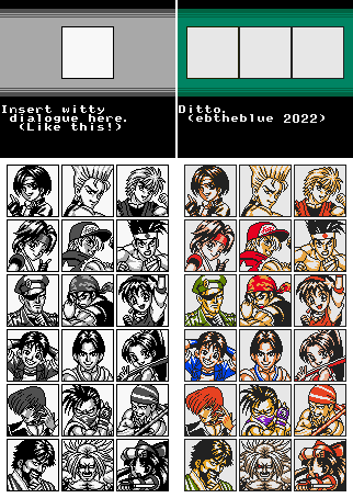 The King of Fighters '95 - Victory Screen Assets (GB/SGB)