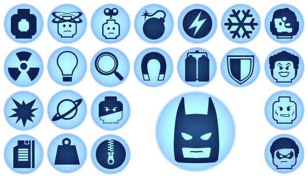 LEGO Batman 3: Beyond Gotham - Gadget Wheel Icons