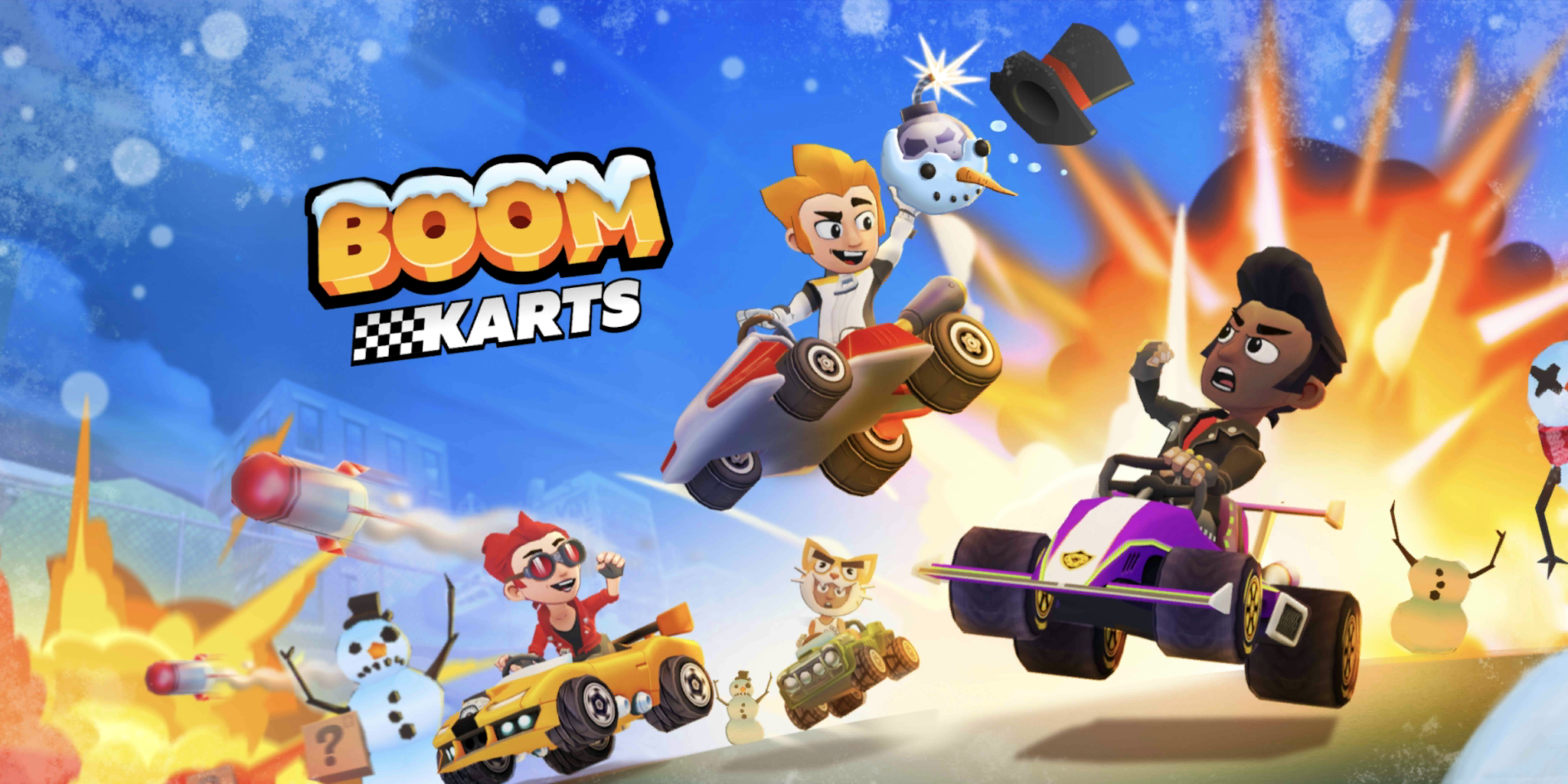 Boom Karts - Splash Screen (Christmas)