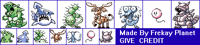 Early / Unused Pokémon (R/G/B-Style)