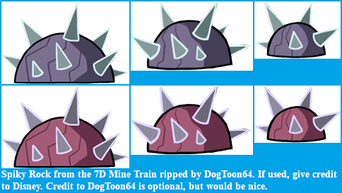 The 7D Mine Train - Spiky Rock