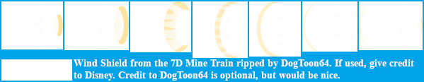 The 7D Mine Train - Wind Shield