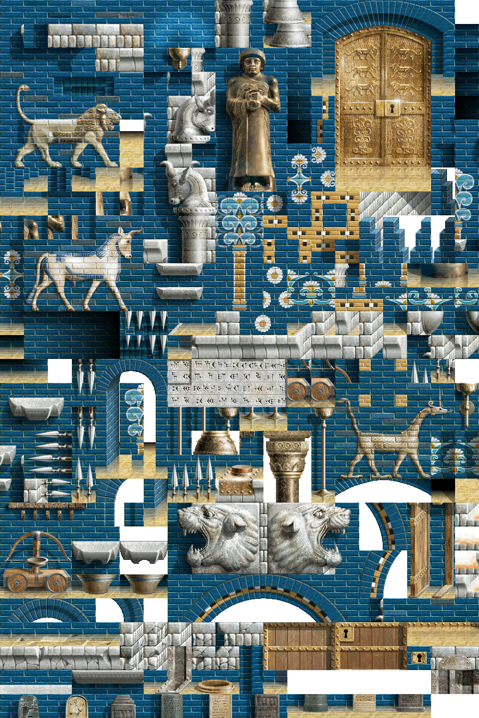 Babylonian Twins - Tower of Babylon Tiles