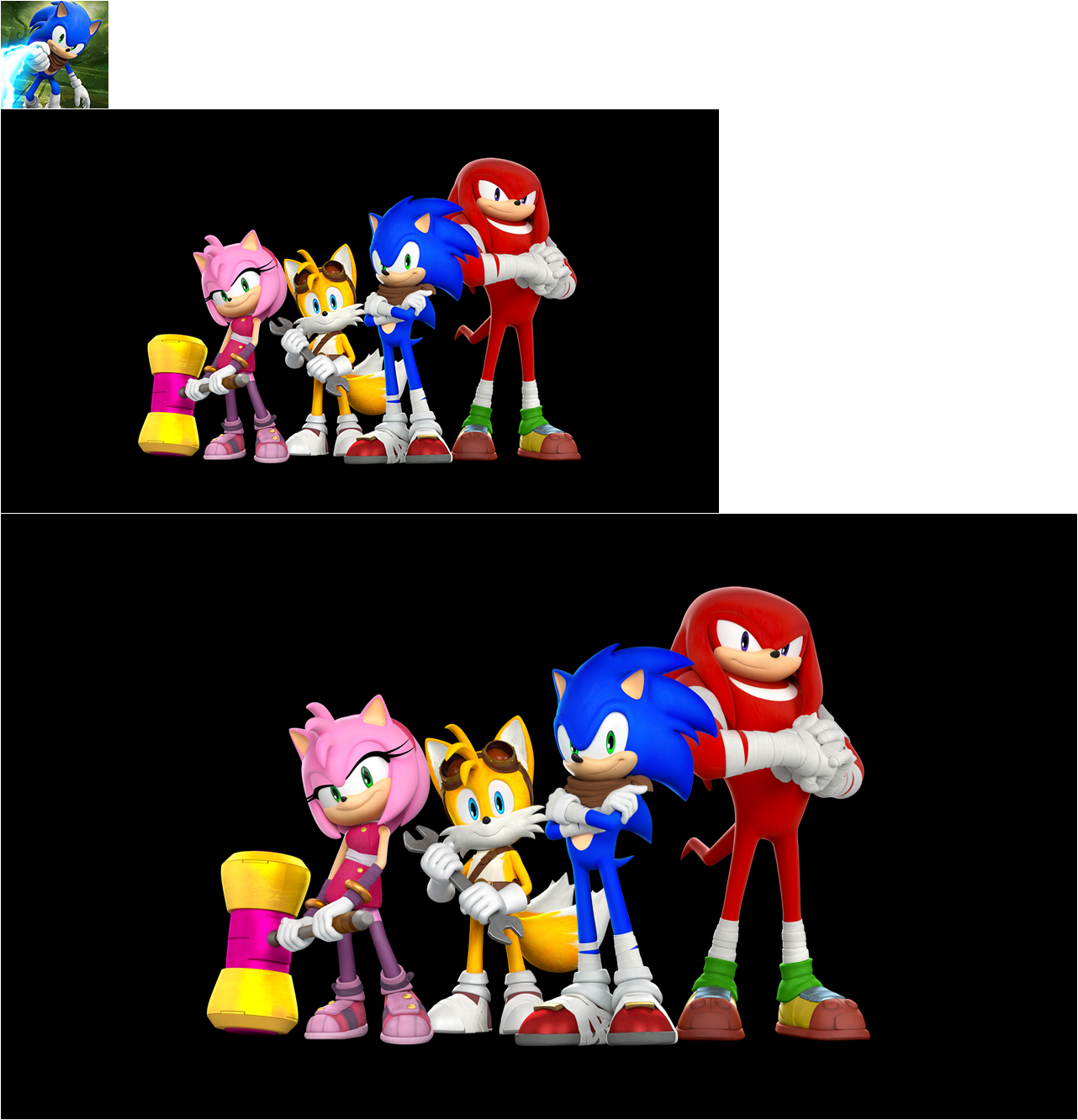 Sonic Boom: Rise of Lyric - HOME Menu Icon and Banners