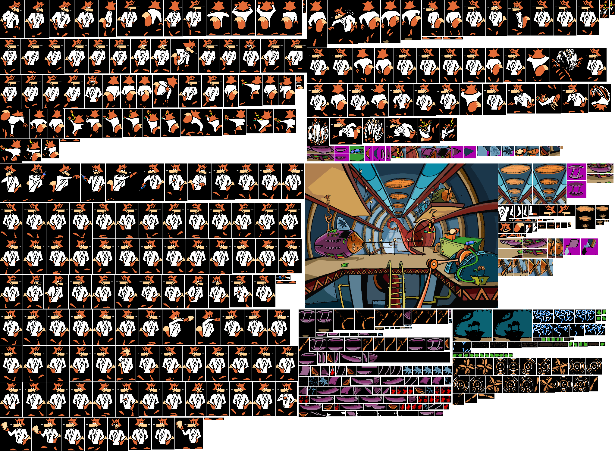 Spy Fox in "Dry Cereal" - Blimp (Back)