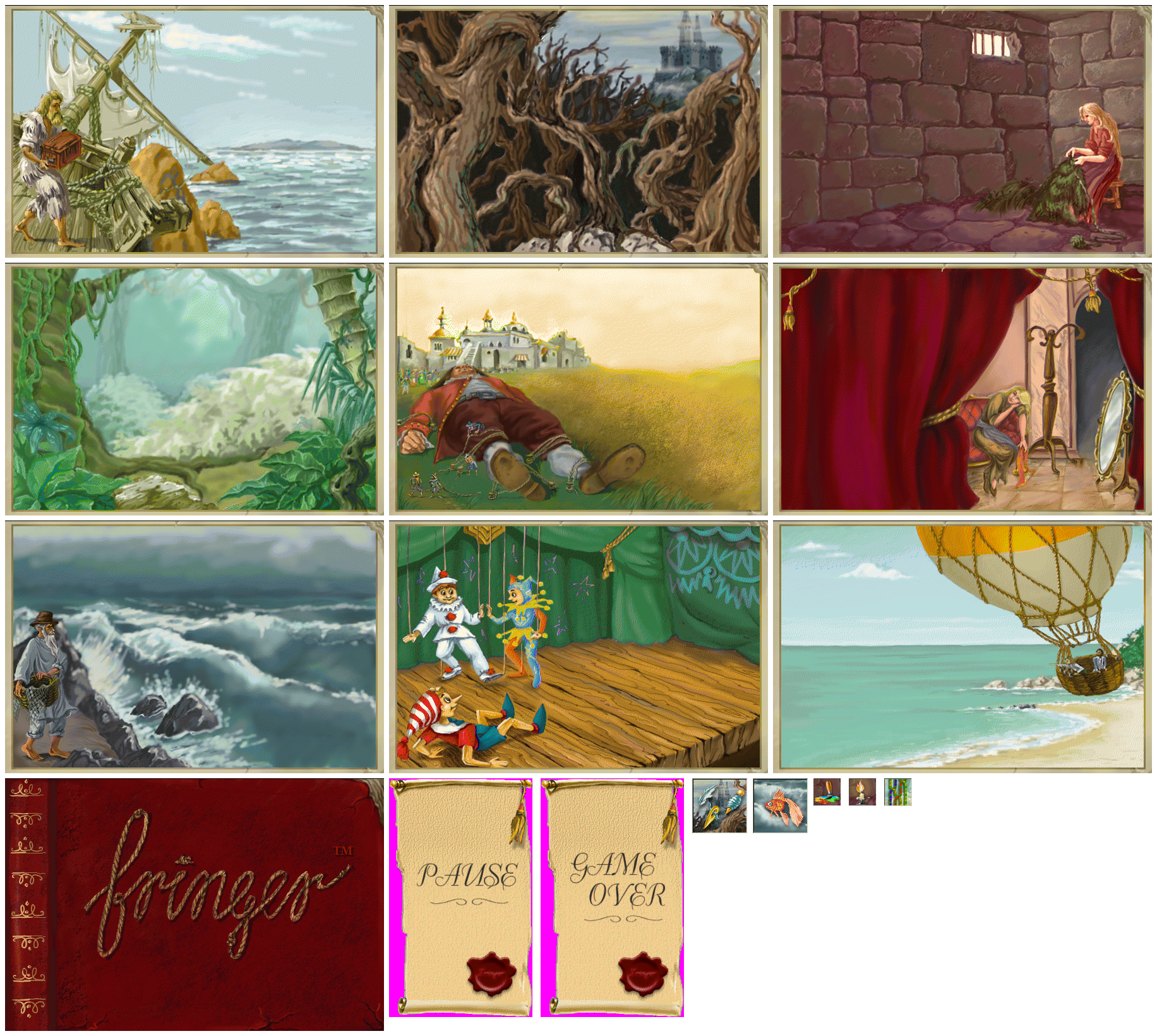 Backgrounds & UI