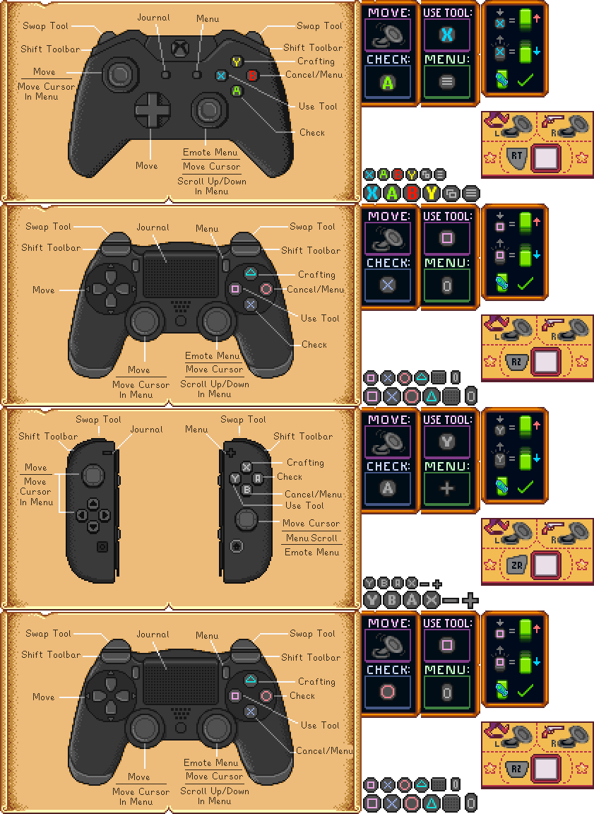 Controller Buttons