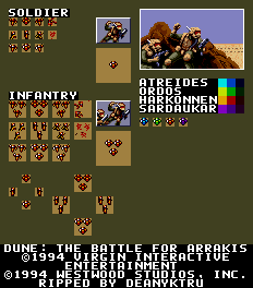 Dune II: The Battle for Arrakis - Soldier/Infantry
