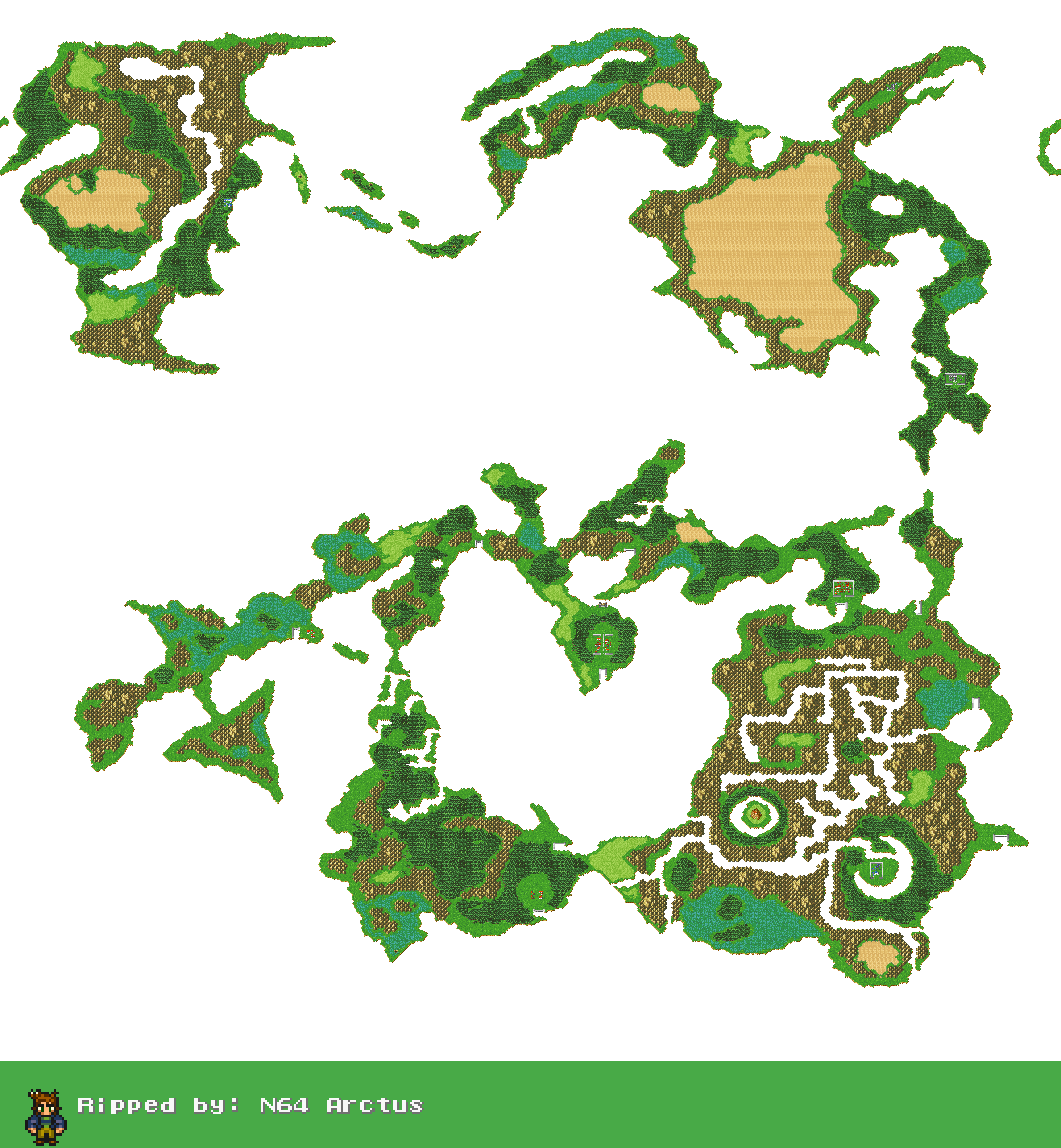 Final Fantasy (Pixel Remaster) - Overworld
