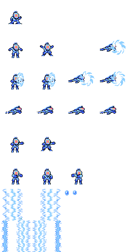 JoJo's Bizarre Adventure Customs - Dark Blue Moon (Mega Man NES-Style)